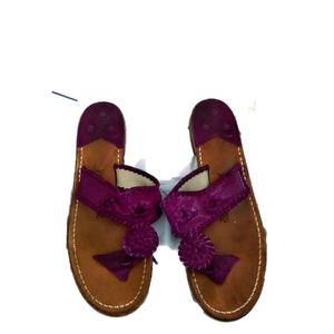 Jack Rogers raspberry thong sandals size 8.5